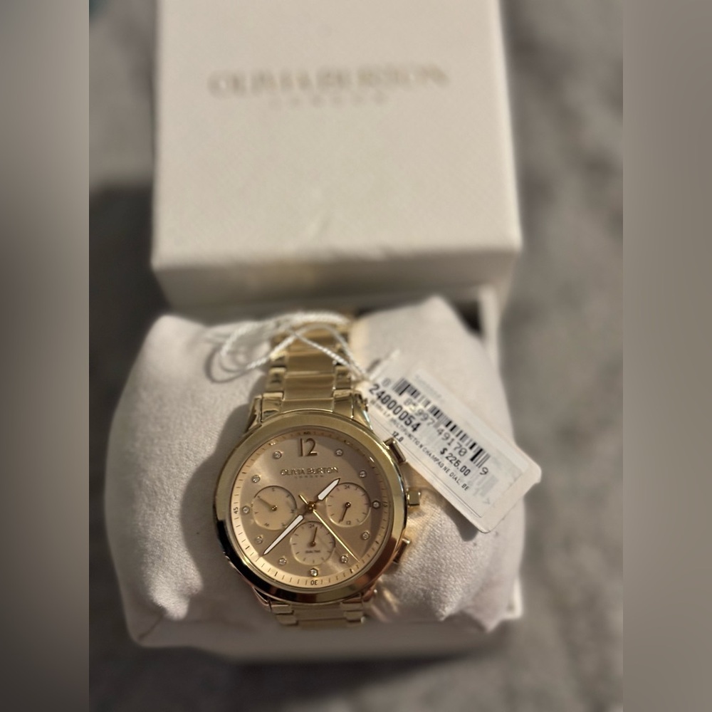 Olivia Burton Multifunction Watch – NWT, Luxe Gold Finish